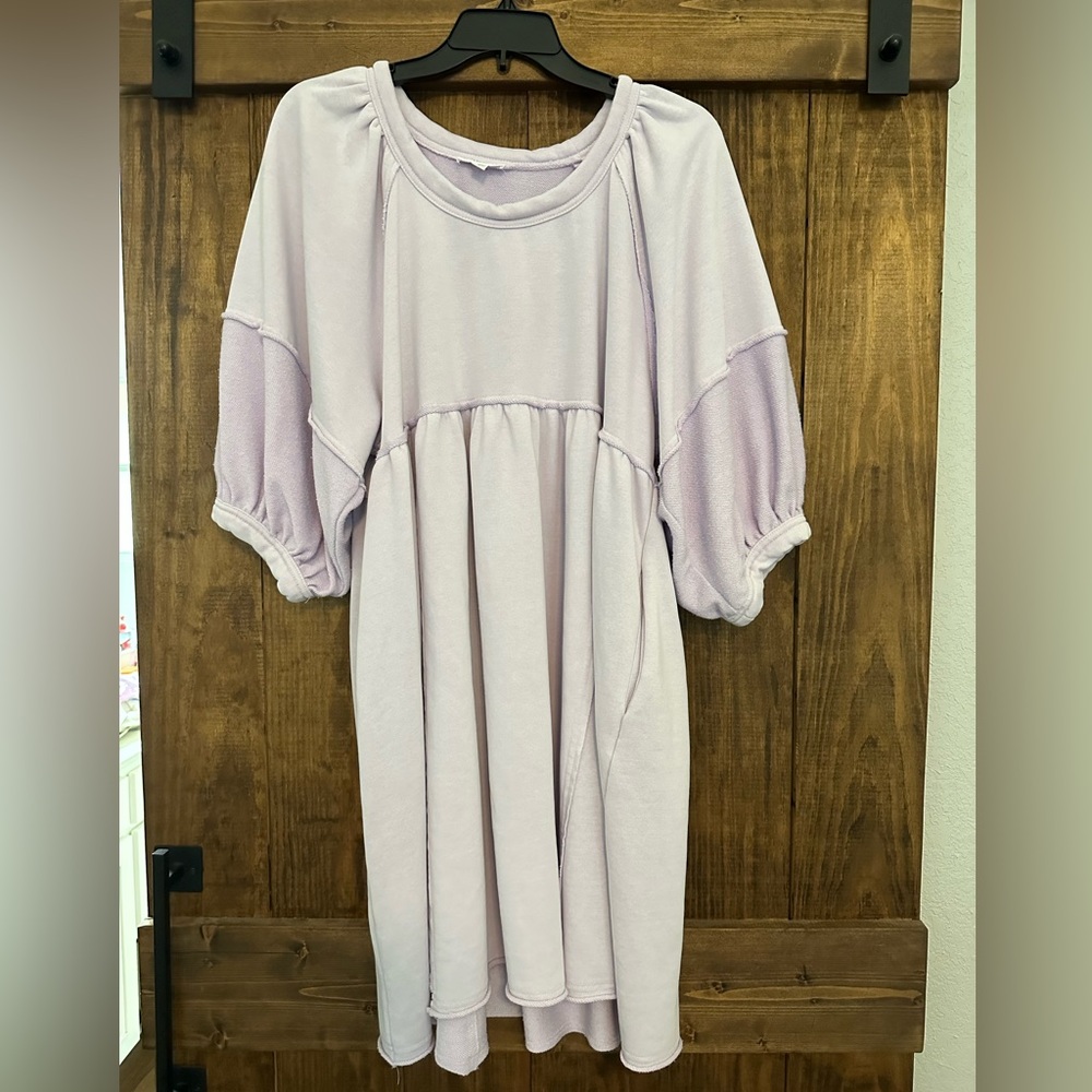 Lavender babydoll dress